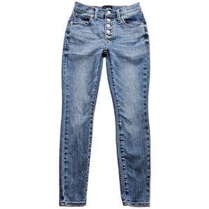 Lucky Brand Jeans Womens Size 2/26A Blue High-Rise Bridgette Skinny Medium Wash